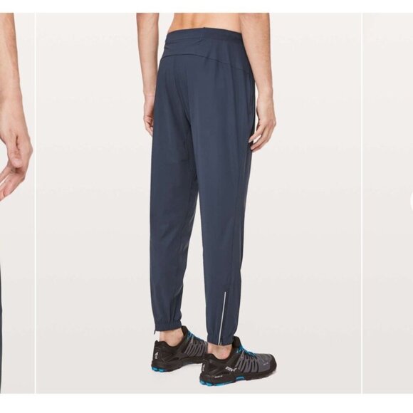 Lululemon Men Surge joggers, Gray/Blue , Size L B164 - B166 - Picture 2 of 12